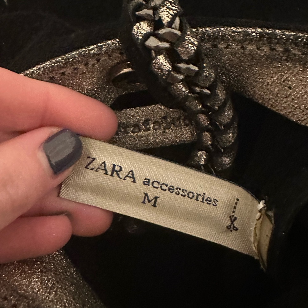 Zara Metallic Fringe Crossbody Purse - Picture 5 of 5
